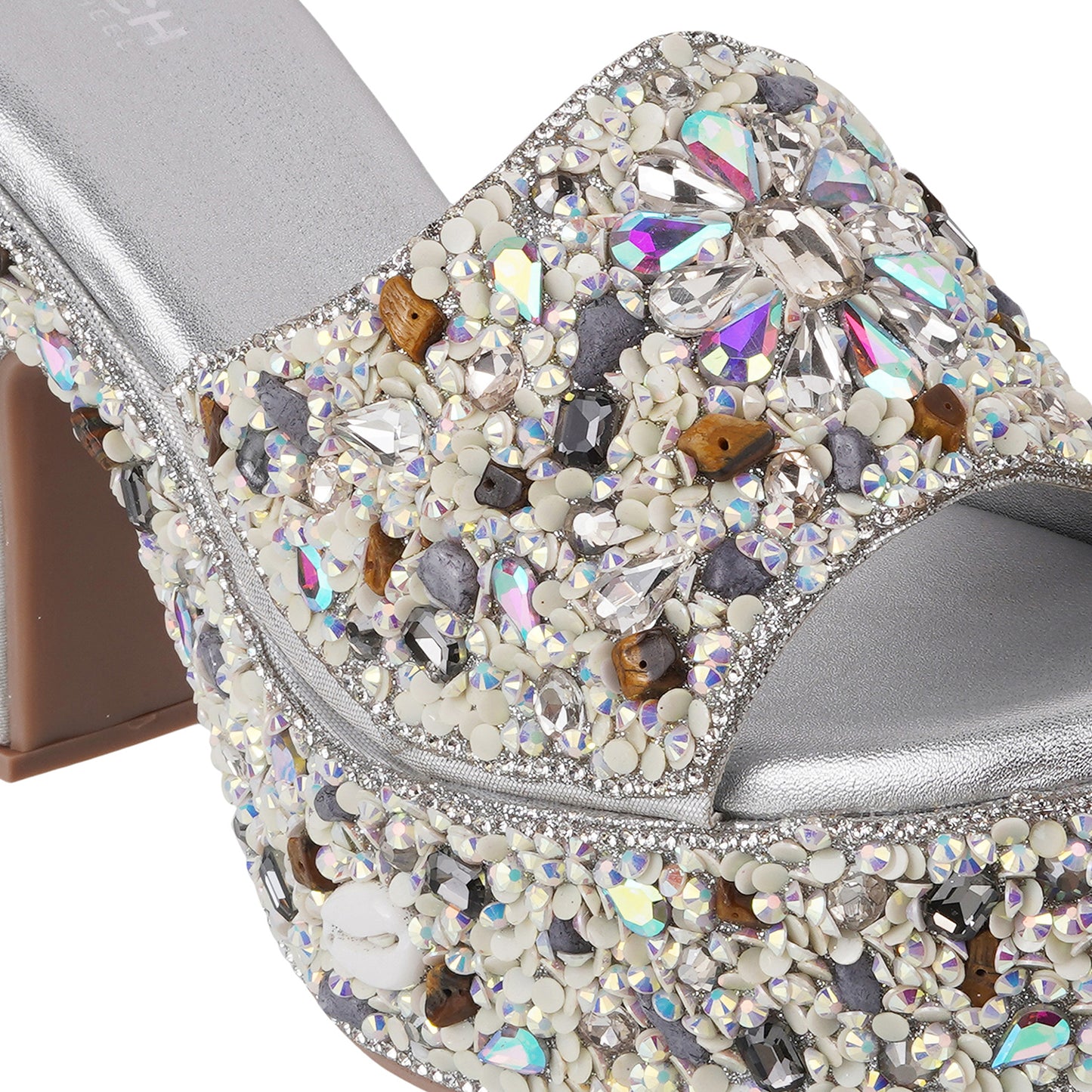High Heel Bridal Beaded Shoes - Wedding Sandals | Touch Heel