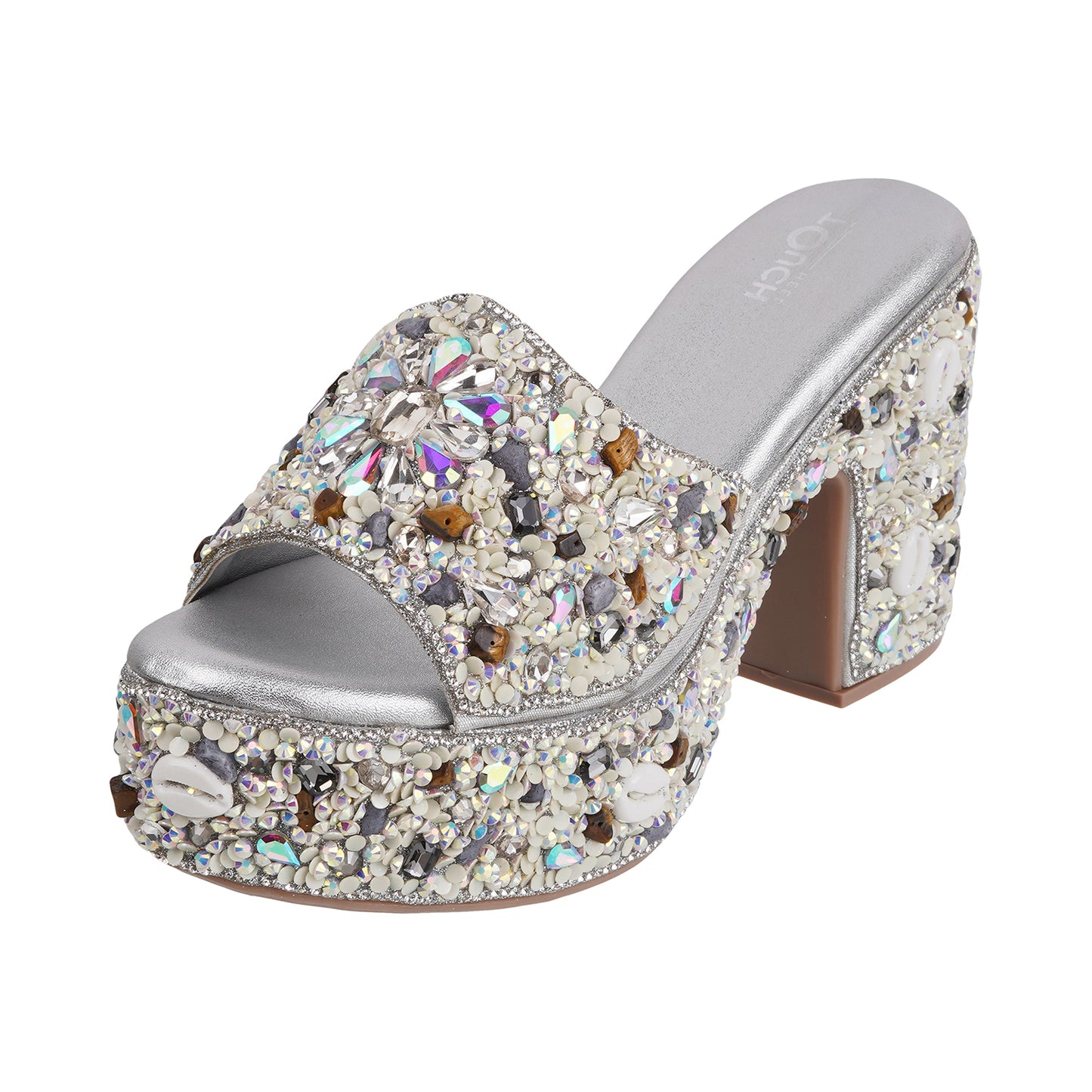 High Heel Bridal Beaded Shoes - Wedding Sandals | Touch Heel