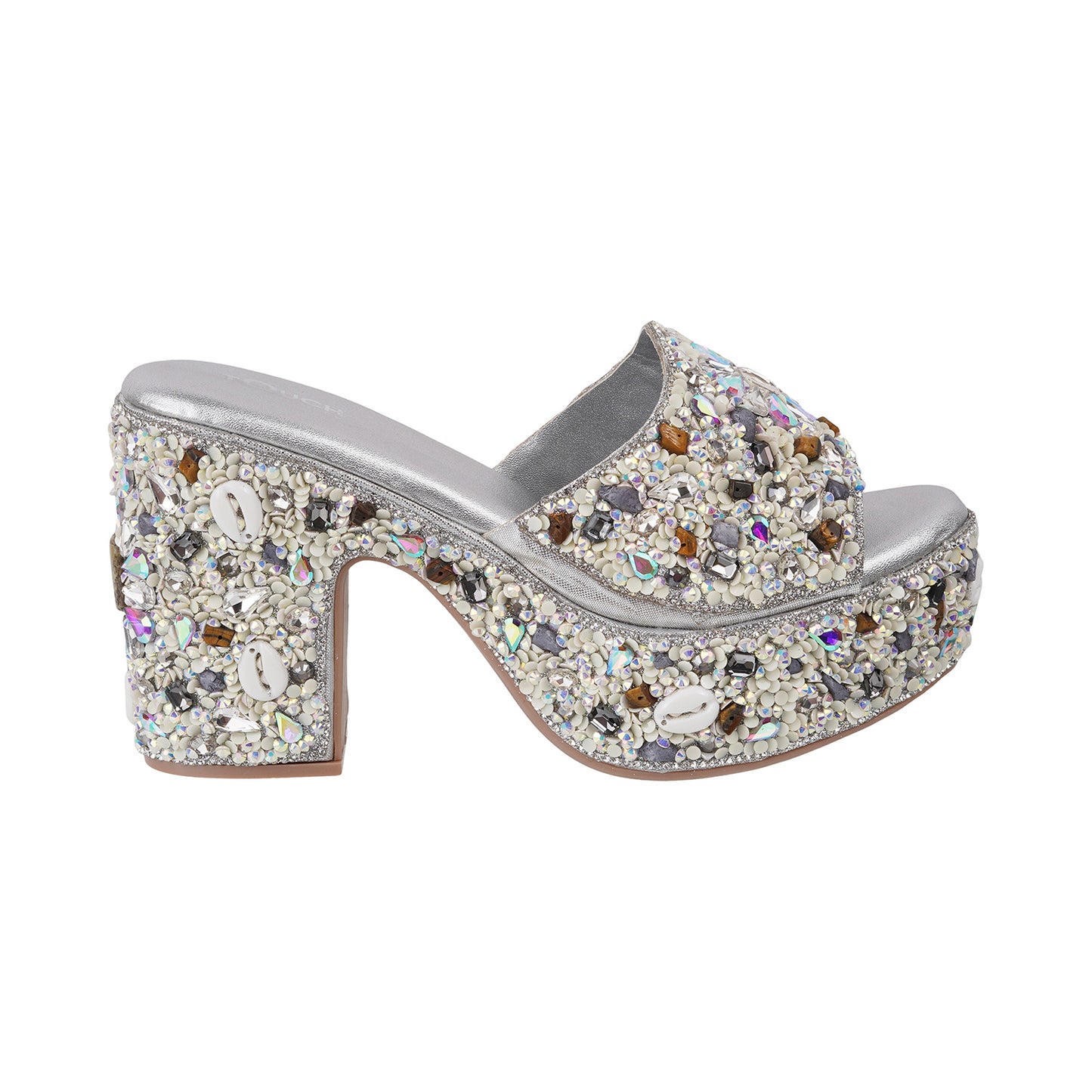 High Heel Bridal Beaded Shoes - Wedding Sandals | Touch Heel