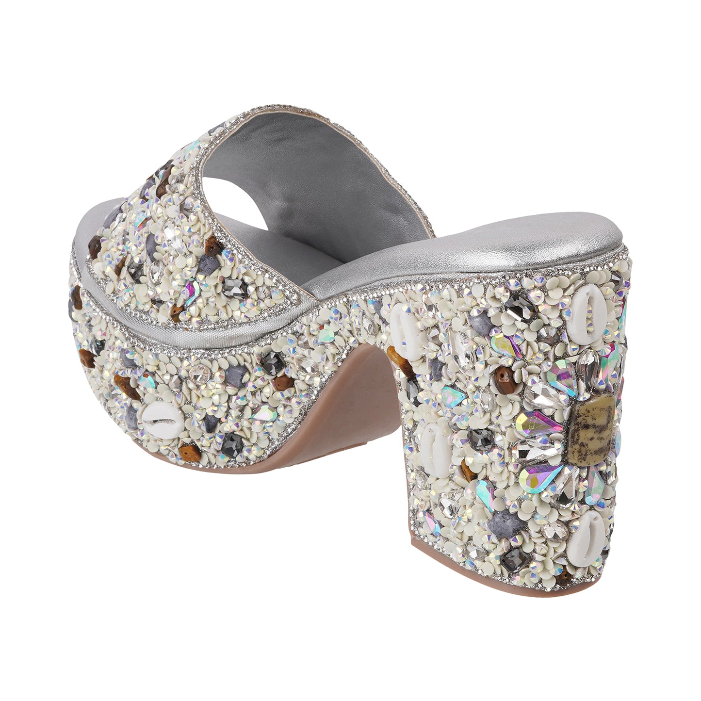 High Heel Bridal Beaded Shoes - Wedding Sandals | Touch Heel