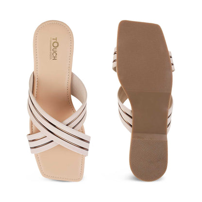 Leather Bow Tie Slip-On Flats