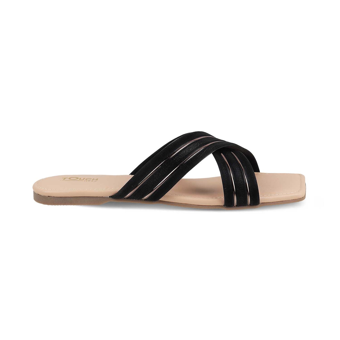 Leather Bow Tie Slip-On Flats