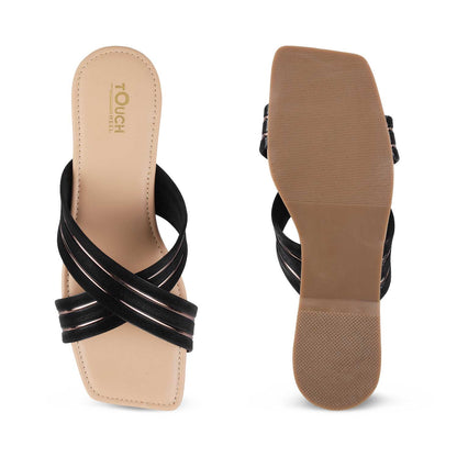 Leather Bow Tie Slip-On Flats