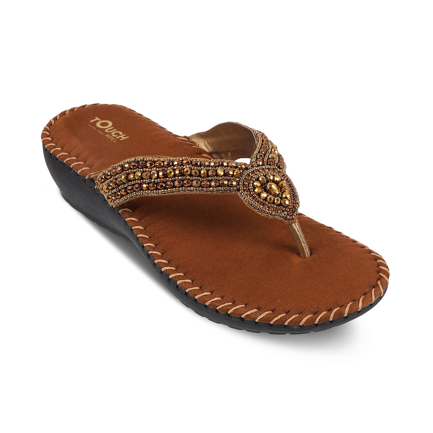 Fashionable TOUCH HEEL DOCTOR orthopedic sandals for women, featuring extra cushioning, anti-skid soles, and ideal support for diabetic feet.