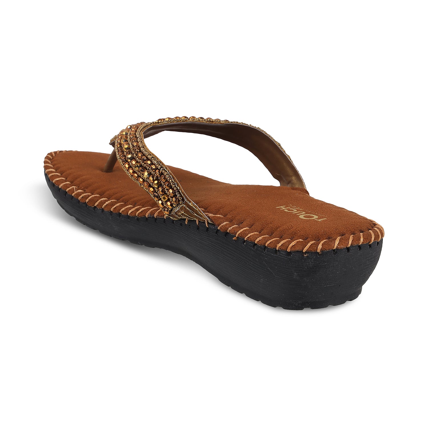Fashionable TOUCH HEEL DOCTOR orthopedic sandals for women, featuring extra cushioning, anti-skid soles, and ideal support for diabetic feet.