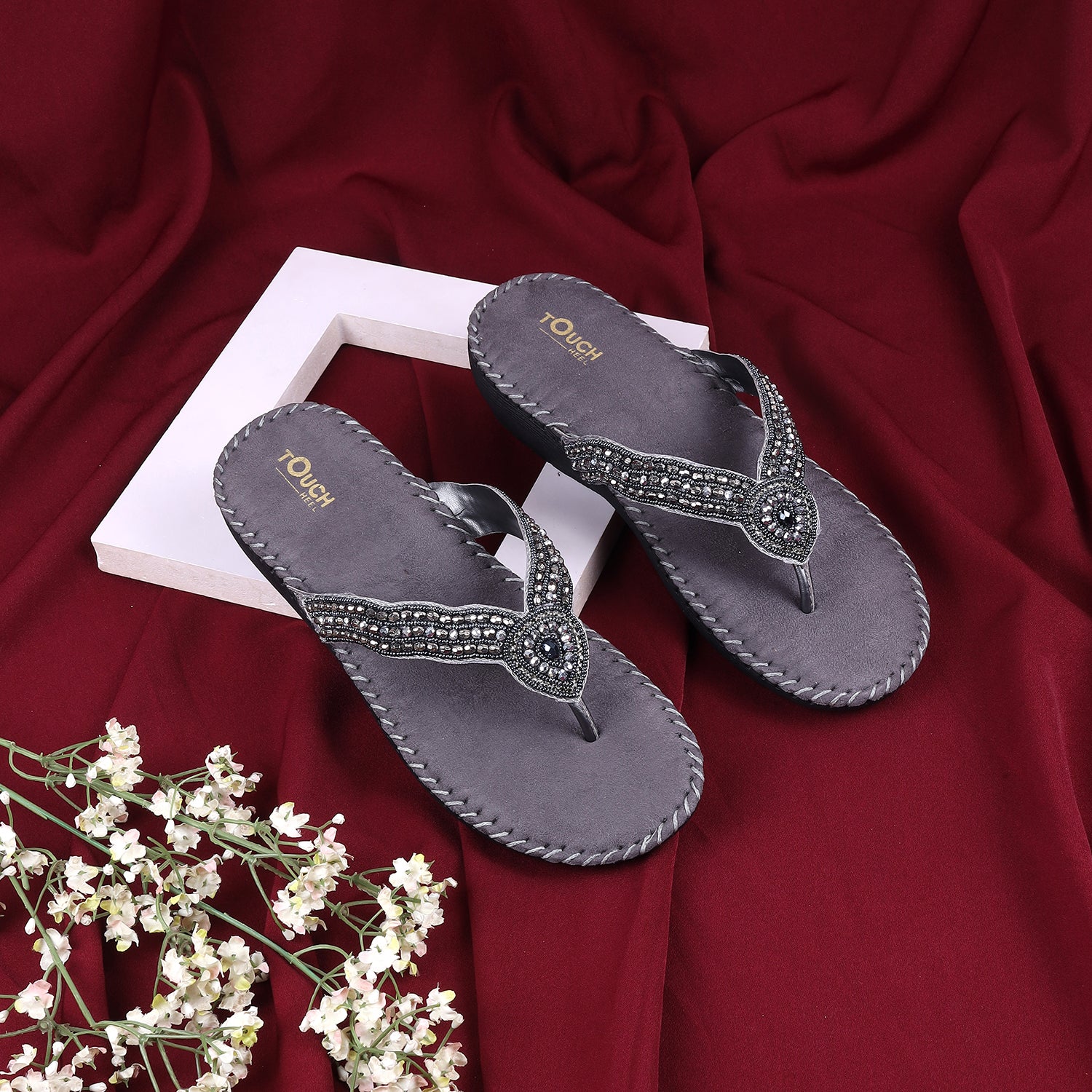 Stylish and comfortable TOUCH HEEL DOCTOR sandals for women, with extra soft cushioning, anti-skid soles, and orthopedic support for healthy feet.