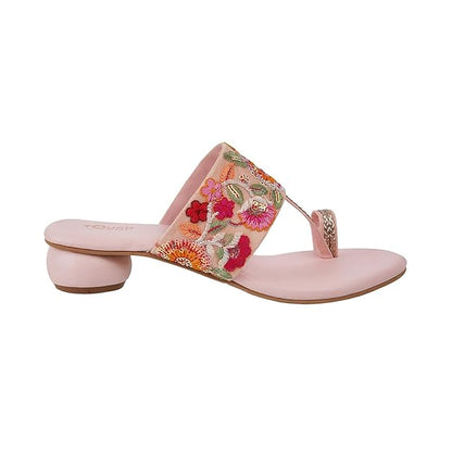 Kolhapuri Heels For Women Stylish Latest Embriodered Slip On Ladies Sandals