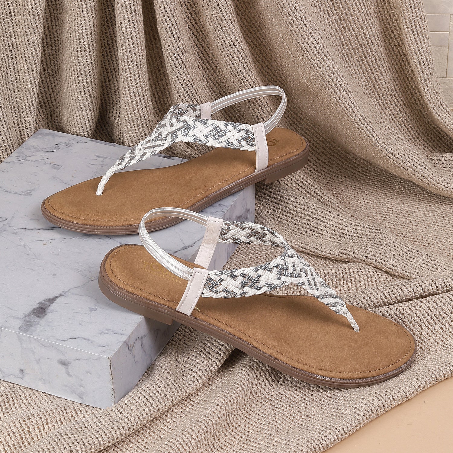 Thong Braided Sandals
