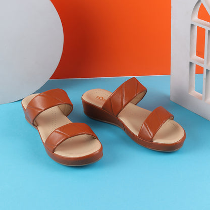 Two Strap Wedge Sandals
