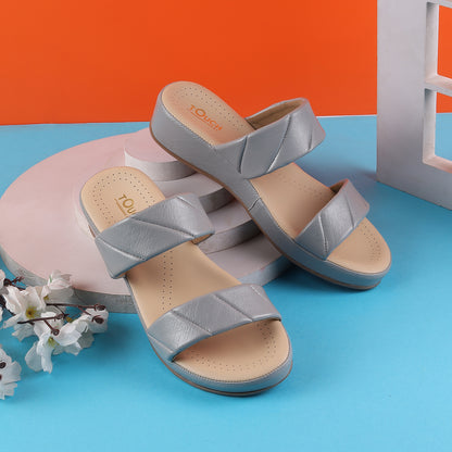 Two Strap Wedge Sandals